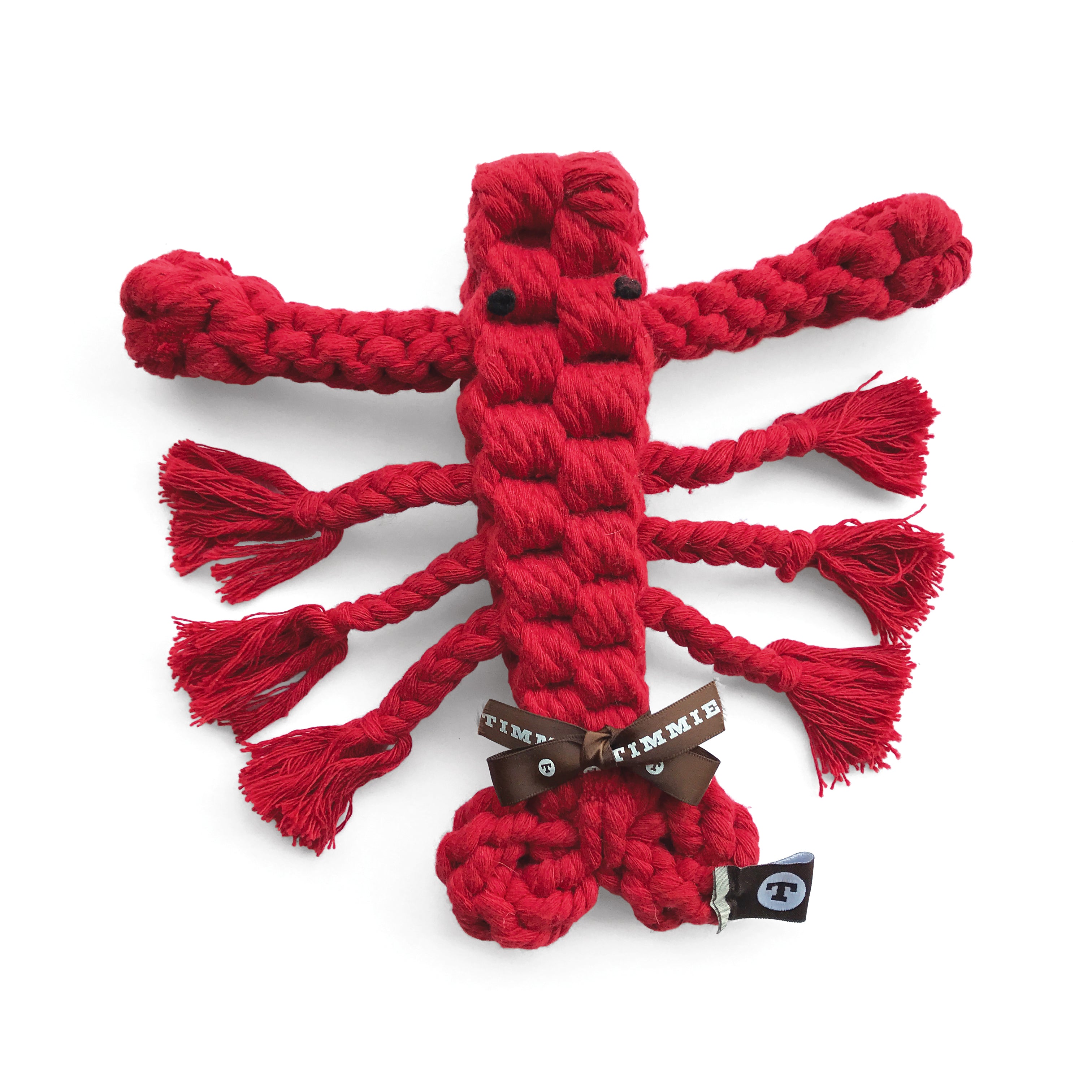 Timmie's Leslie the Lobster Rope Dog Toy