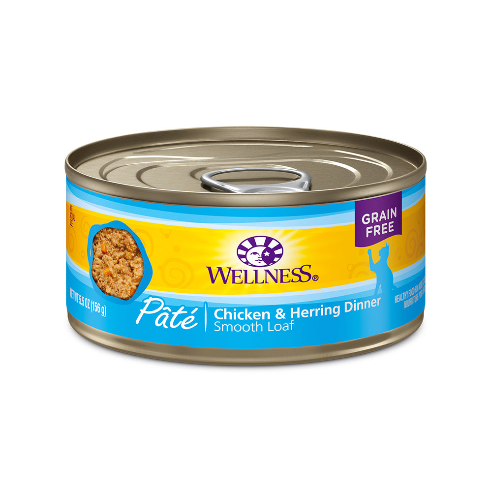 Wellness Pâté Chicken & Herring Cat Wet Food